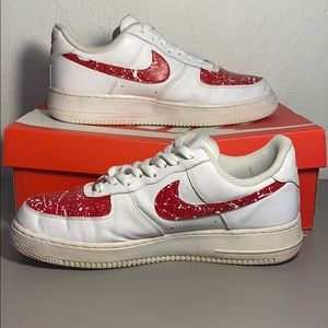 Costom splatter Nike Air Force 1